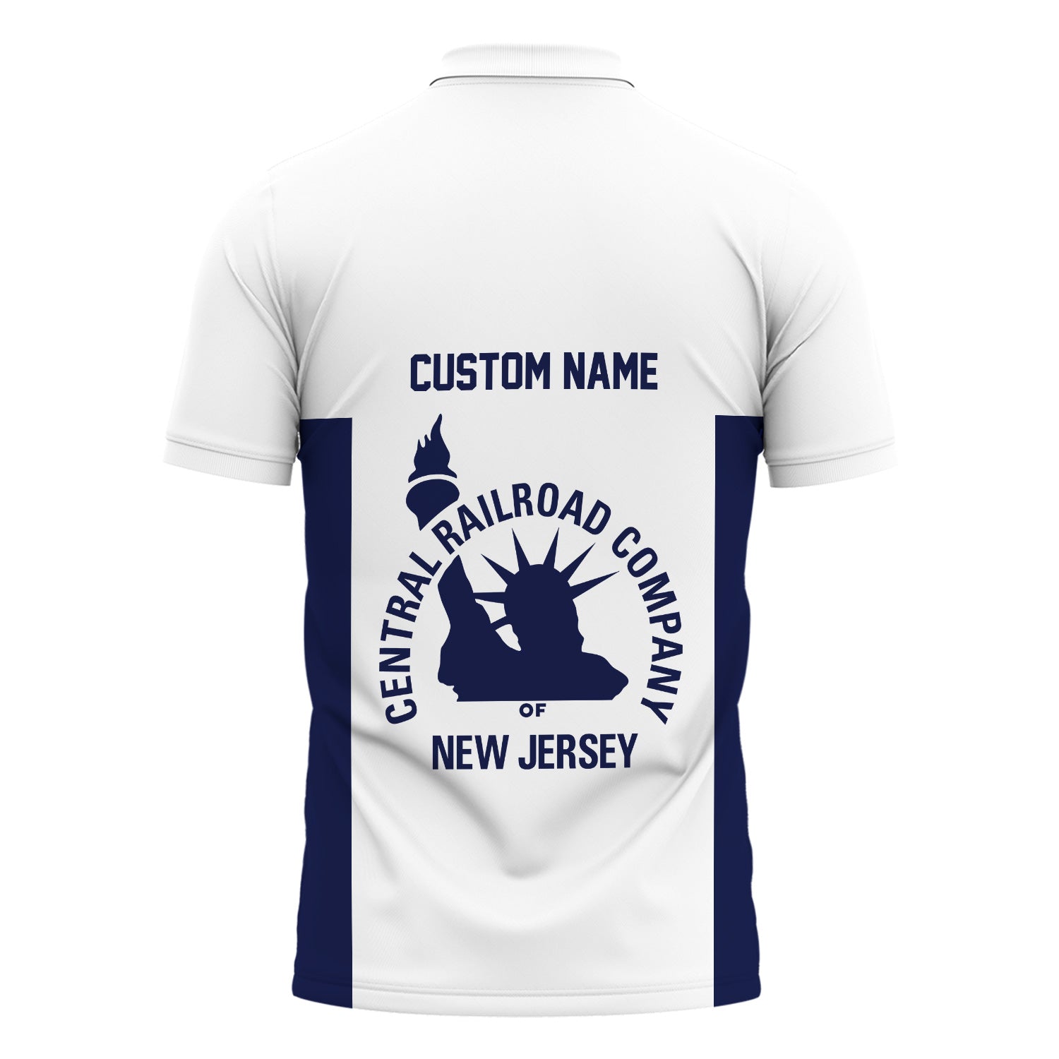 Railspirit Custom Name Jersey Central Railroad Polo Shirt Yes I Need All Those Train Printed Shirt