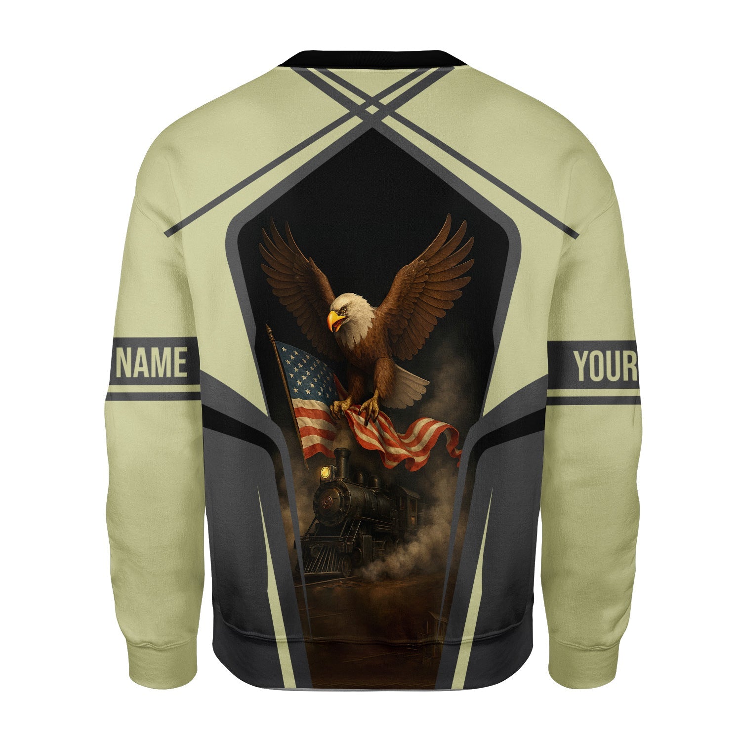 Railspirit Personalized Virginia & Truckee Railroad Sweatshirt American Eagle Vintage Train Shirt