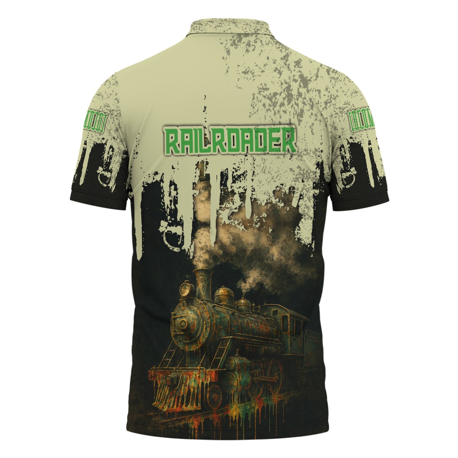 Railspirit Personalized Virginia & Truckee Railroad Polo Shirt Vintage Train Art Style Shirt For Locomotive Fans