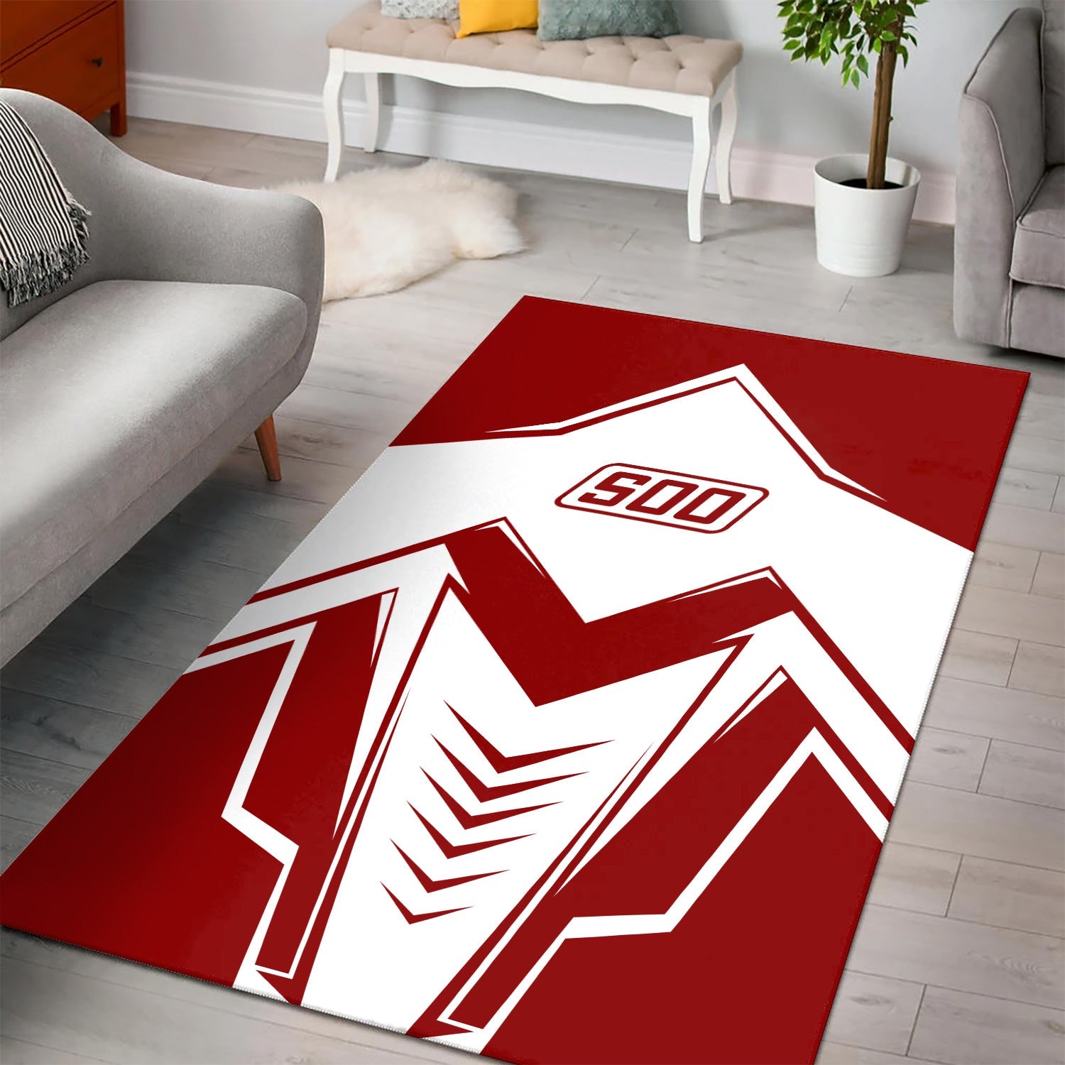 Railspirit Soo Line Railroad Area Rug Railway Trainspotter Style Rug Gift Idea For Foamers