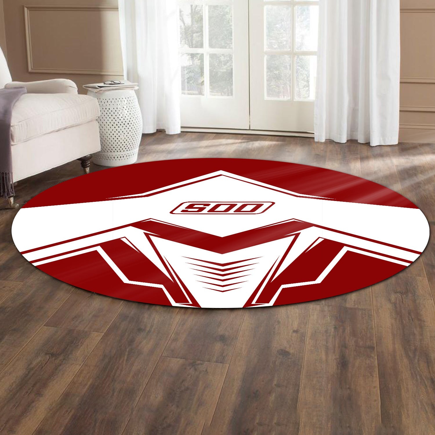 Railspirit Soo Line Railroad Round Mat Railway Trainspotter Style Mat Gift Idea For Foamers