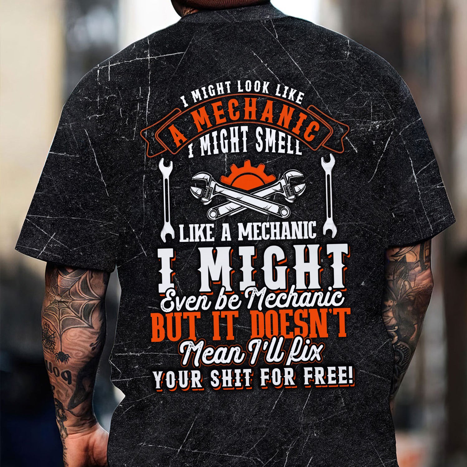 I Might Smell Like A Mechanic Funny T Shirt Quote Unique Gift Idea For Mechanic Lover Him Her Garage Technician Auto Repair Enthusiast