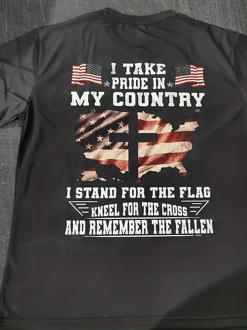 I Take Pride In My Country T Shirt I Stand For The Flag Shirt Gift For Veteran