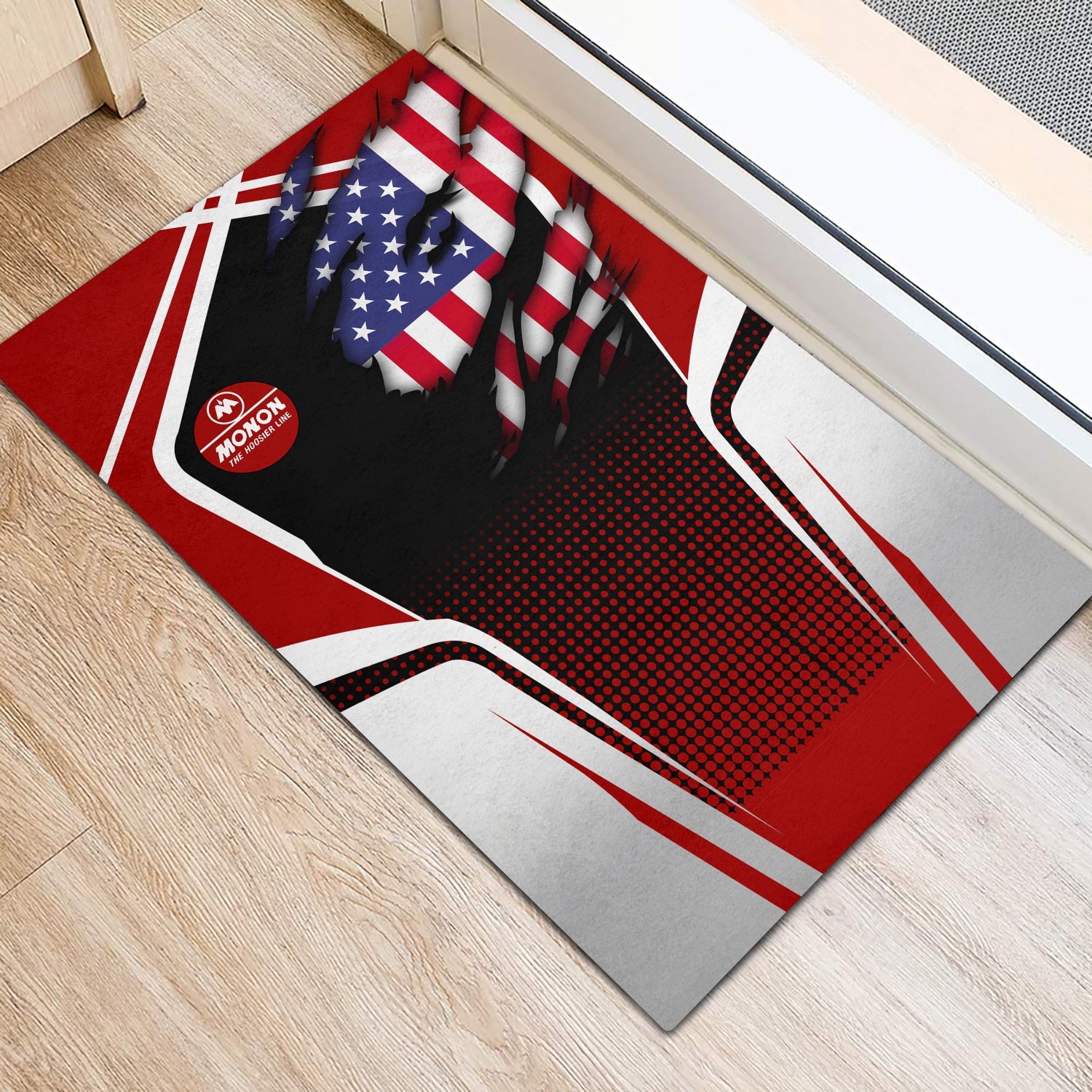 Railspirit Personalized Monon Railroad Doormat American Vintage All Over Printed Door Mat