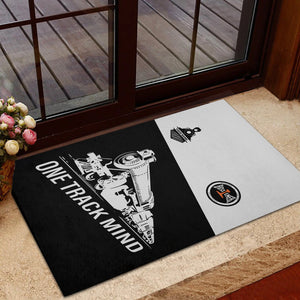 Railspirit Personalized Bessemer And Lake Erie Railroad Doormat One Track Mind Mat Gift Idea For Train Lover