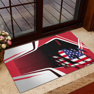 Railspirit Personalized Canadian Pacific Kansas City Doormat American Vintage CPKC All Over Printed Door Mat