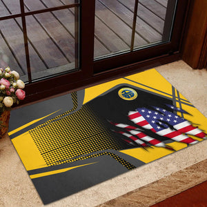 Railspirit Personalized Alaska Railroad Doormat American Vintage All Over Printed Door Mat