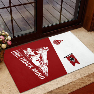 Railspirit Personalized Lehigh Valley Railroad Doormat One Track Mind Mat Gift Idea For Train Lover