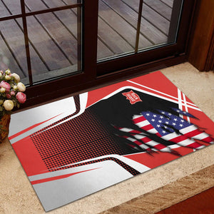 Railspirit Personalized Chicago, Rock Island and Pacific Railroad Doormat American Vintage Rock Island Railroad All Over Printed Door Mat