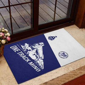 Railspirit Personalized B&O Great States Railroad Doormat One Track Mind Mat Gift Idea For Train Lover