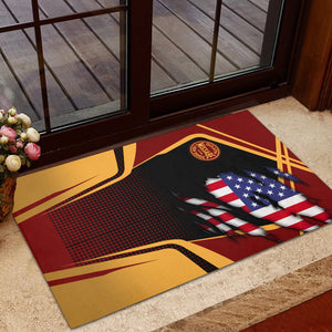 Railspirit Personalized Duluth, Missabe, & Iron Range Railroad Doormat American Vintage All Over Printed Door Mat