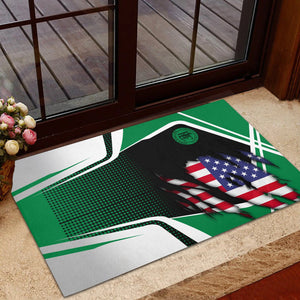 Railspirit Personalized Pittsburgh And Lake Erie Railroad Doormat American Vintage All Over Printed Door Mat