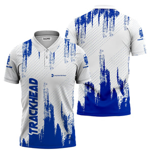 Railspirit Personalized Long Island Railroad Polo Shirt Paint Impact Design Train Shirt for Trackhead