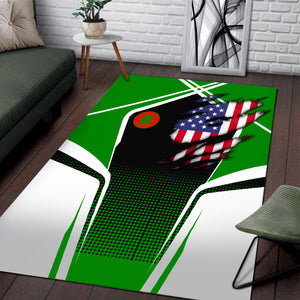 Railspirit Personalized Elgin Joliet And Eastern Railroad Area Rug American Eagle Vintage Train Rug
