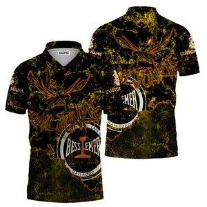 Railspirit Personalized Bessemer And Lake Erie Railroad Polo Shirt Torn Graphic Style Train Shirt For Rail Junkie
