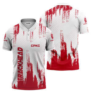 Railspirit Personalized Canadian Pacific Kansas City Polo Shirt Paint Impact Design CPKC Train Shirt for Trackhead