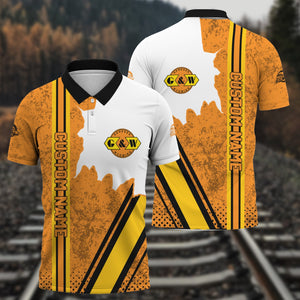 Railspirit Personalized Genesee & Wyoming Inc. Railroad Polo Shirt All Over Printed Unisex Shirt