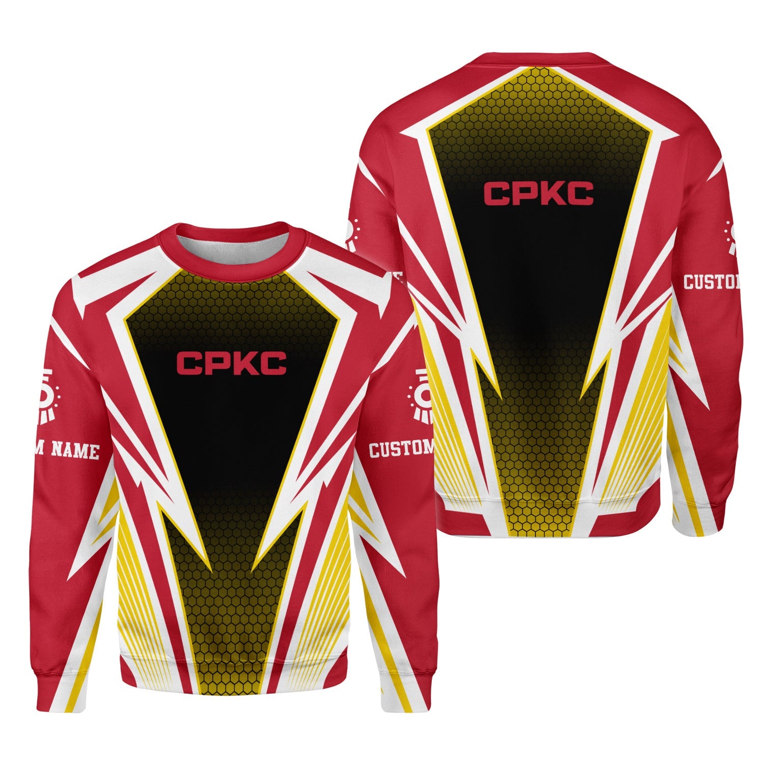 Railspirit Personalized Canadian Pacific Kansas City Sweatshirt Lightning Graphic Style CPKC Shirt Gift Idea For Train Lover