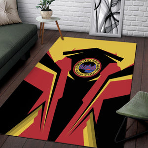 Railspirit Personalized Florida East Coast Railway Area Rug Strong Line Style  Train Area Rug Gift Idea For Train Lover