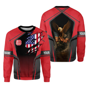 Railspirit Personalized Kansas City Southern Sweatshirt American Eagle Vintage Train Shirt