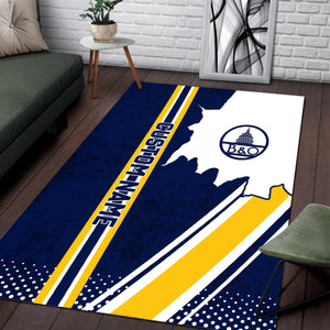 Railspirit Personalized Baltimore and Ohio Railroad Area Rug Vintage B&O All Over Printed Rug