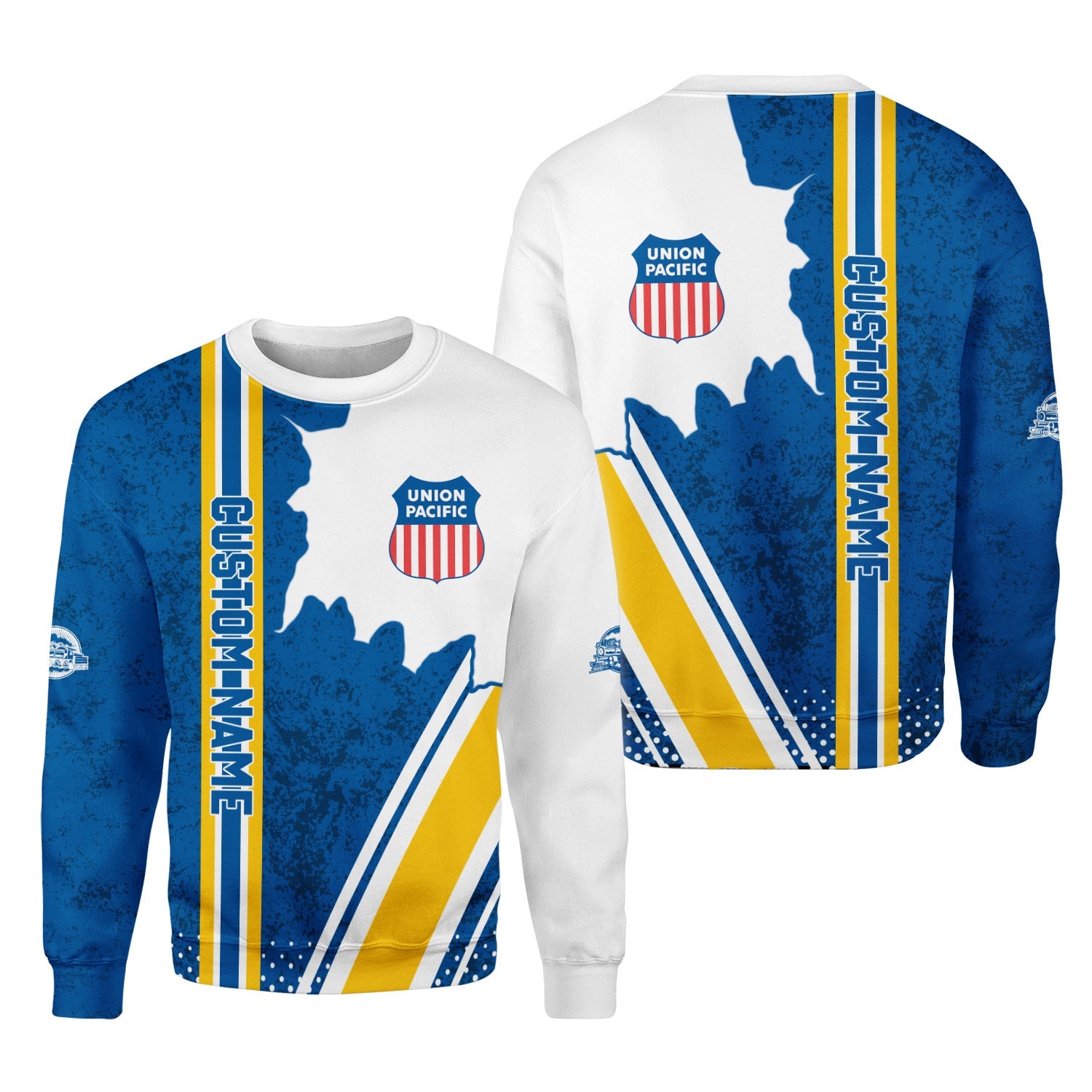 Railspirit Personalized Union Pacific Railroad Sweatshirt Big Boy All Over Printed Unisex Shirt