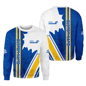 Railspirit Personalized Conrail Railroad Sweatshirt All Over Printed Unisex Shirt