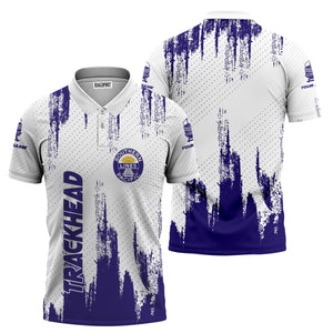 Railspirit Personalized Southern Pacific Railroad Polo Shirt Paint Impact Design Train Shirt for Trackhead