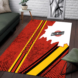 Railspirit Personalized Chicago and North Western Railway Area Rug Vintage All Over Printed Rug