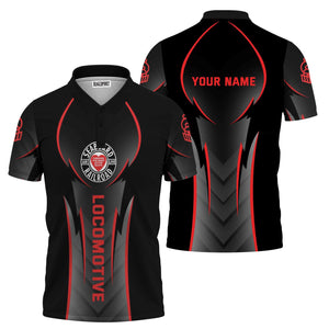 Railspirit Personalized Seaboard Air Line Railroad Polo Shirt Striking Line Style Train Shirt For Locomotive Lovers