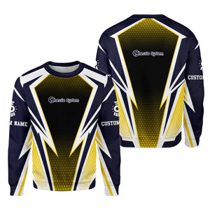 Railspirit Personalized Chessie System Railroad Sweatshirt Lightning Graphic Style Shirt Gift Idea For Train Lover