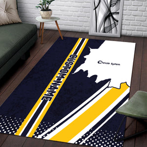 Railspirit Personalized Chessie System Railroad Area Rug Vintage All Over Printed Rug