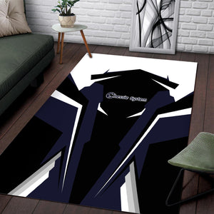 Railspirit Personalized Chessie System Railroad Area Rug Strong Line Style  Train Area Rug Gift Idea For Train Lover