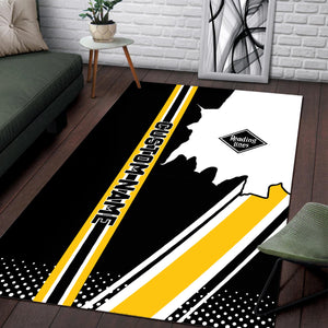 Railspirit Personalized Reading Railroad Area Rug Vintage All Over Printed Rug