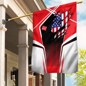 Railspirit Personalized Chicago, Milwaukee, St. Paul and Pacific Railroad Garden Flag American Vintage Milwaukee Road All Over Printed Flag