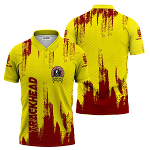 Railspirit Personalized Denver and Rio Grande Western Railroad Polo Shirt Paint Impact Design Train Shirt for Trackhead