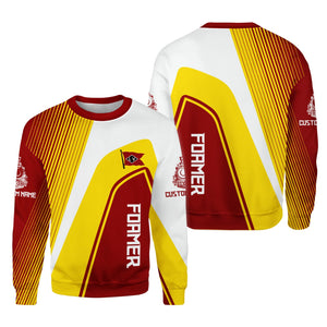 Railspirit Personalized Lehigh Valley Railroad Sweatshirt Vibrant Striking Style Shirt For Rail Enthusiasts