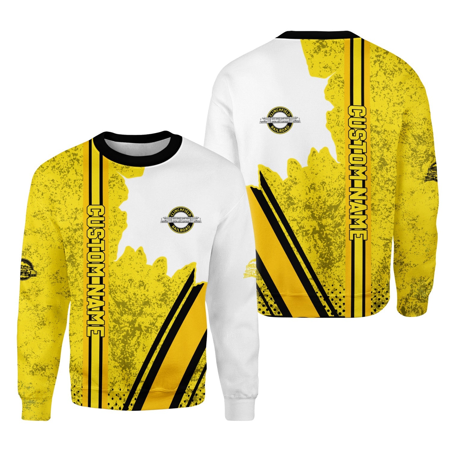 Railspirit Personalized Clinchfield Railroad Sweatshirt All Over Printed Unisex Shirt