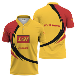 Railspirit Personalized Louisville and Nashville Railroad Polo Shirt Unique Graphic Style L&N Shirt For Train Enthusiasts