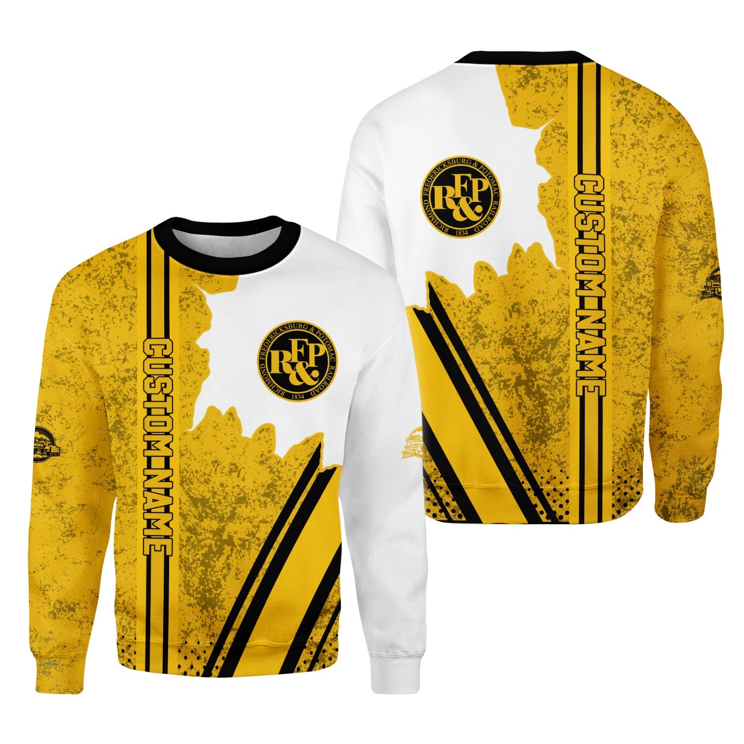 Railspirit Personalized Richmond, Fredericksburg And Potomac Railroad Sweatshirt All Over Printed Unisex Shirt