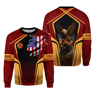 Railspirit Personalized Duluth, Missabe, & Iron Range Railroad Sweatshirt American Eagle Vintage Train Shirt