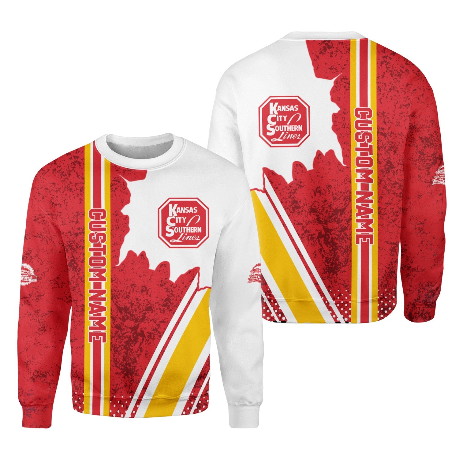 Railspirit Personalized Kansas City Southern Sweatshirt All Over Printed Unisex Shirt