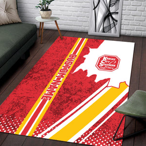 Railspirit Personalized Kansas City Southern Area Rug Vintage All Over Printed Rug