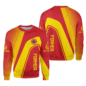 Railspirit Personalized Pacific Electric Railroad Sweatshirt Vibrant Striking Style Shirt For Rail Enthusiasts