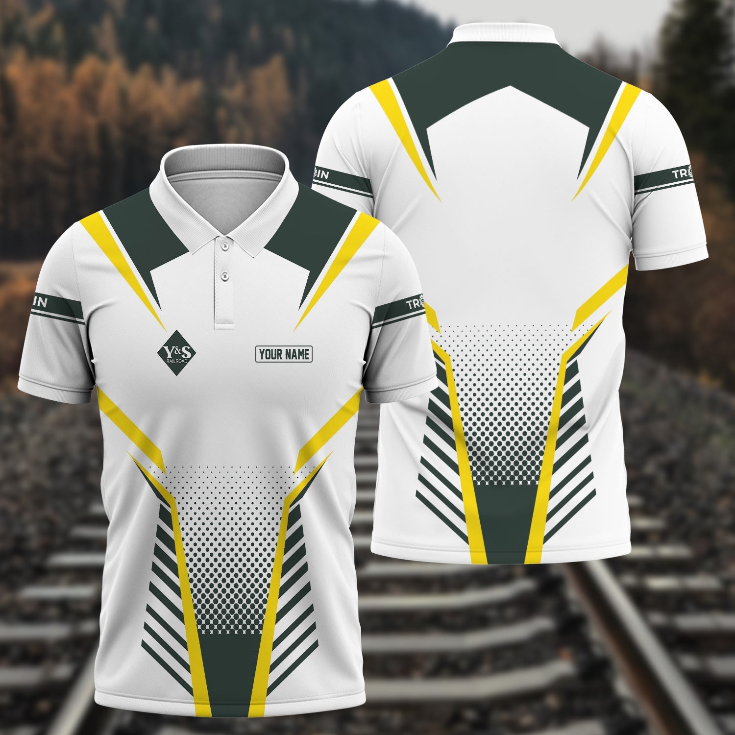 Railspirit Personalized Youngstown & Southern Railroad Polo Shirt Unisex Train Shirt All Over Print