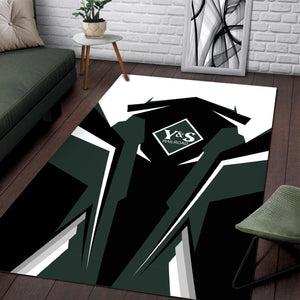 Railspirit Personalized Youngstown & Southern Railroad Area Rug Strong Line Style  Train Area Rug Gift Idea For Train Lover