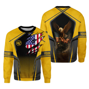 Railspirit Personalized Richmond, Fredericksburg And Potomac Railroad Sweatshirt American Eagle Vintage Train Shirt