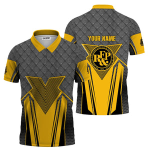 Railspirit Personalized Richmond, Fredericksburg And Potomac Railroad Polo Shirt Rugged Steel Vibes Train Shirt All Over Print