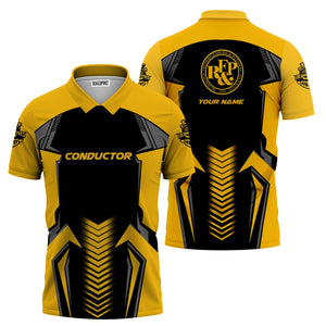 Railspirit Personalized Richmond, Fredericksburg And Potomac Railroad Polo Shirt Standout Style with Custom Position Train Shirt