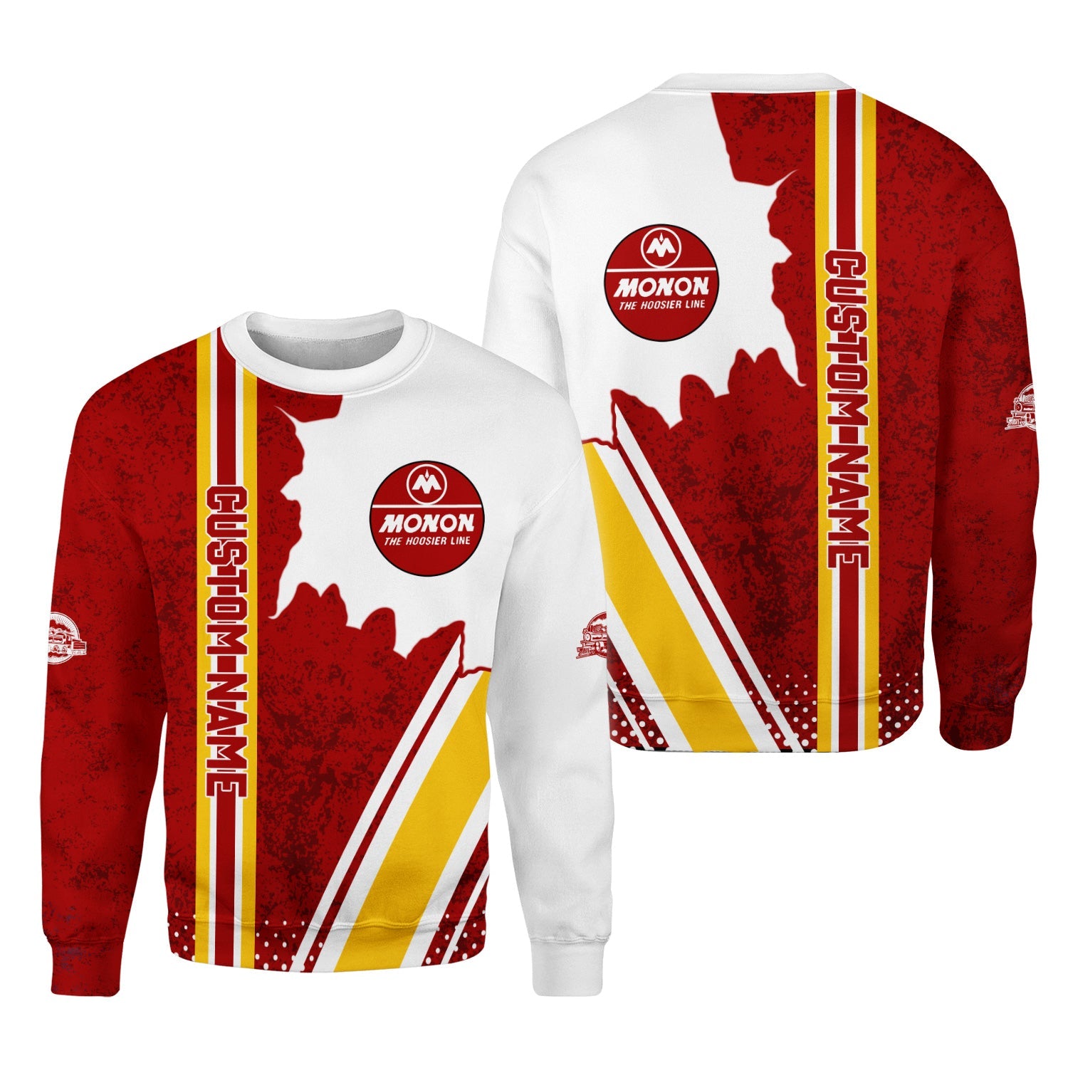 Railspirit Personalized Monon Railroad Sweatshirt All Over Printed Unisex Shirt